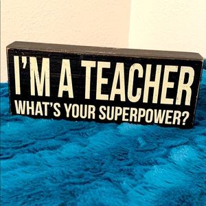 Teacher Sign